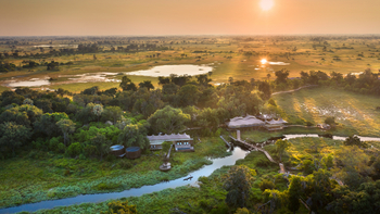 Xigera Safari Lodge Xigera Safari Lodge: Morgensonne