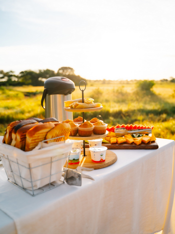 Asanja Siri Bustani Grumeti Camp: Frühstück