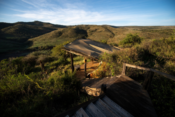 Borana Lodge Borana Lodge: Zugang zur Terasse Room 4