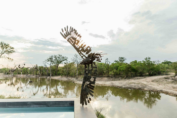 Cheetah Plains Mapogo House: Kunst ist ein Thema