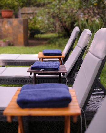 Maun Waterfront Guesthouse: Handtücher