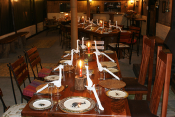 Ndhovu Safari Lodge: Dinner