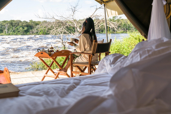 Papa's Camp: Kaffee im Zelt