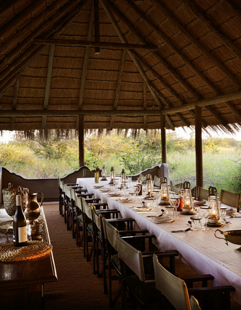 Camp Kalahari: Esstisch