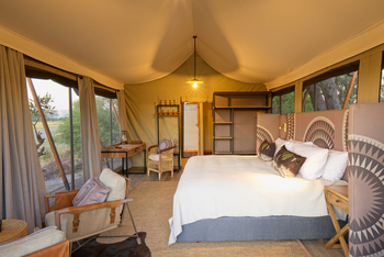 Karangoma Camp: Doppelbett