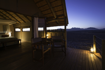 Kulala Desert Lodge: Veranda