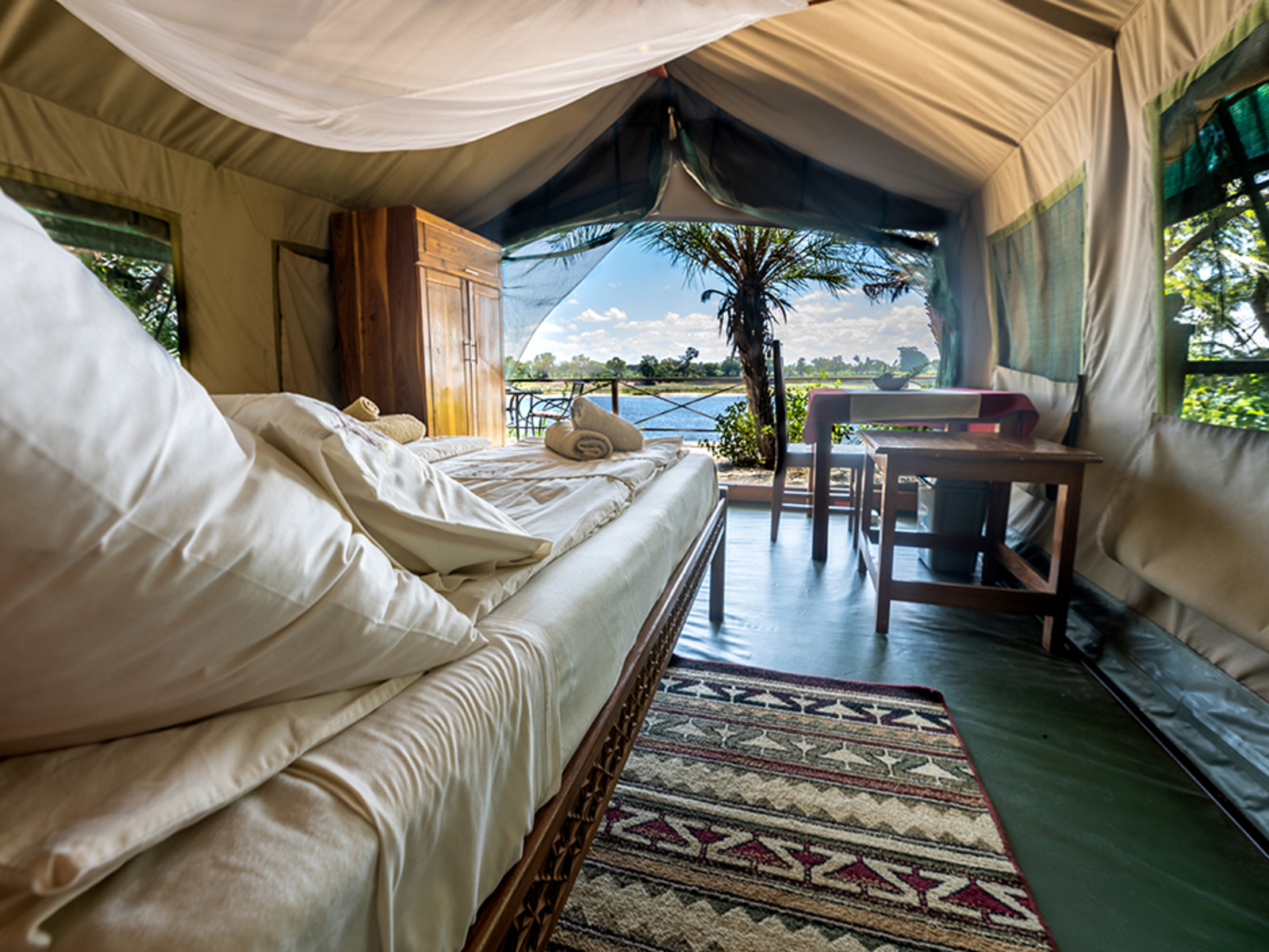 Mahangu Safari Lodge Mahangu Safari Lodge: Zeltinterieur