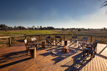 Mma Dinare Camp: Feuerplatz