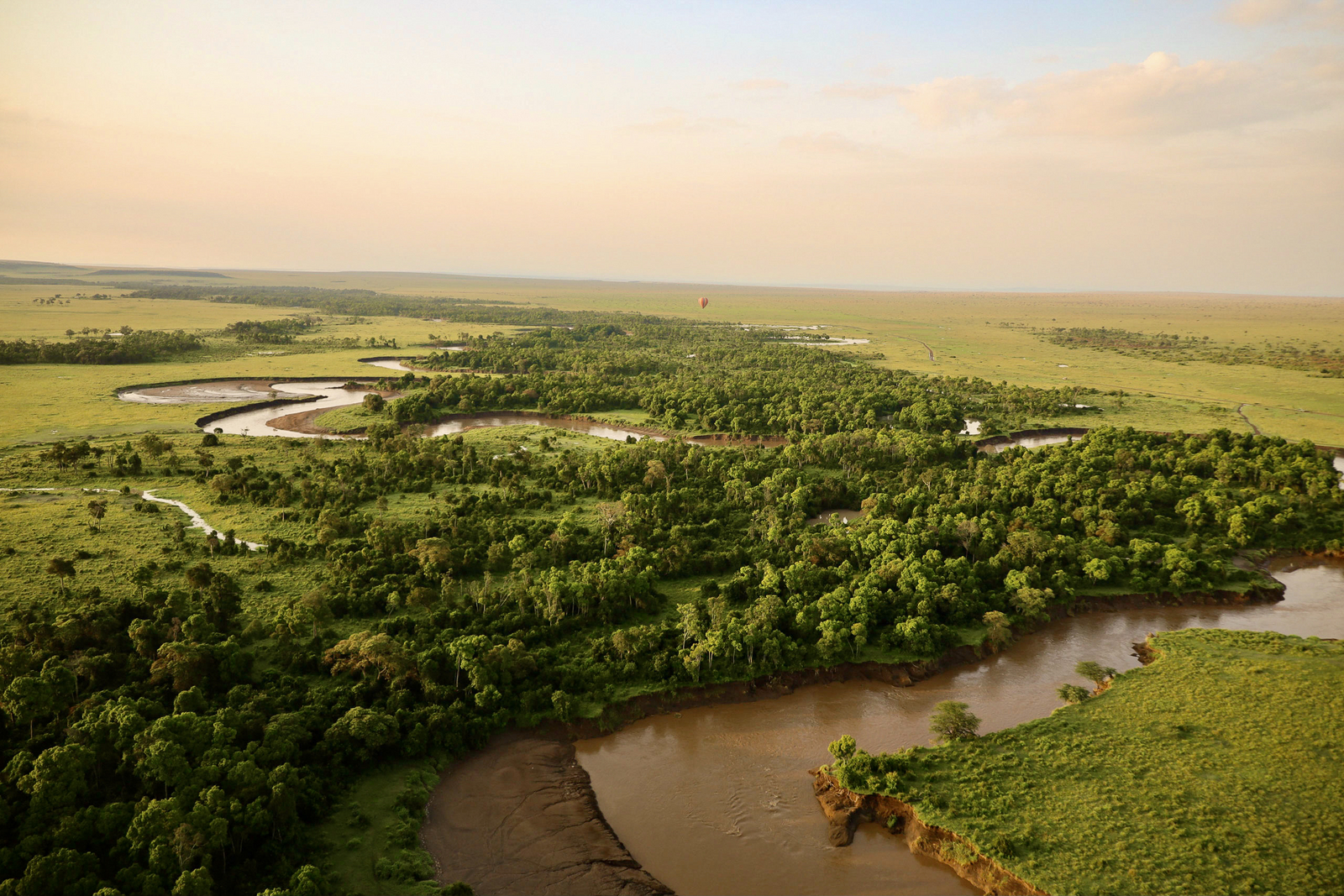 Serengeti Mara River Camp Serengeti Mara River Camp: Aussicht aus dem Heißluftballon