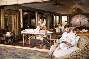 Sitatunga Private Island Camp: Spa in privatem Zelt