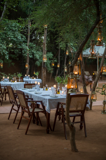 Sujan Sher Bagh: Dinner im Freien