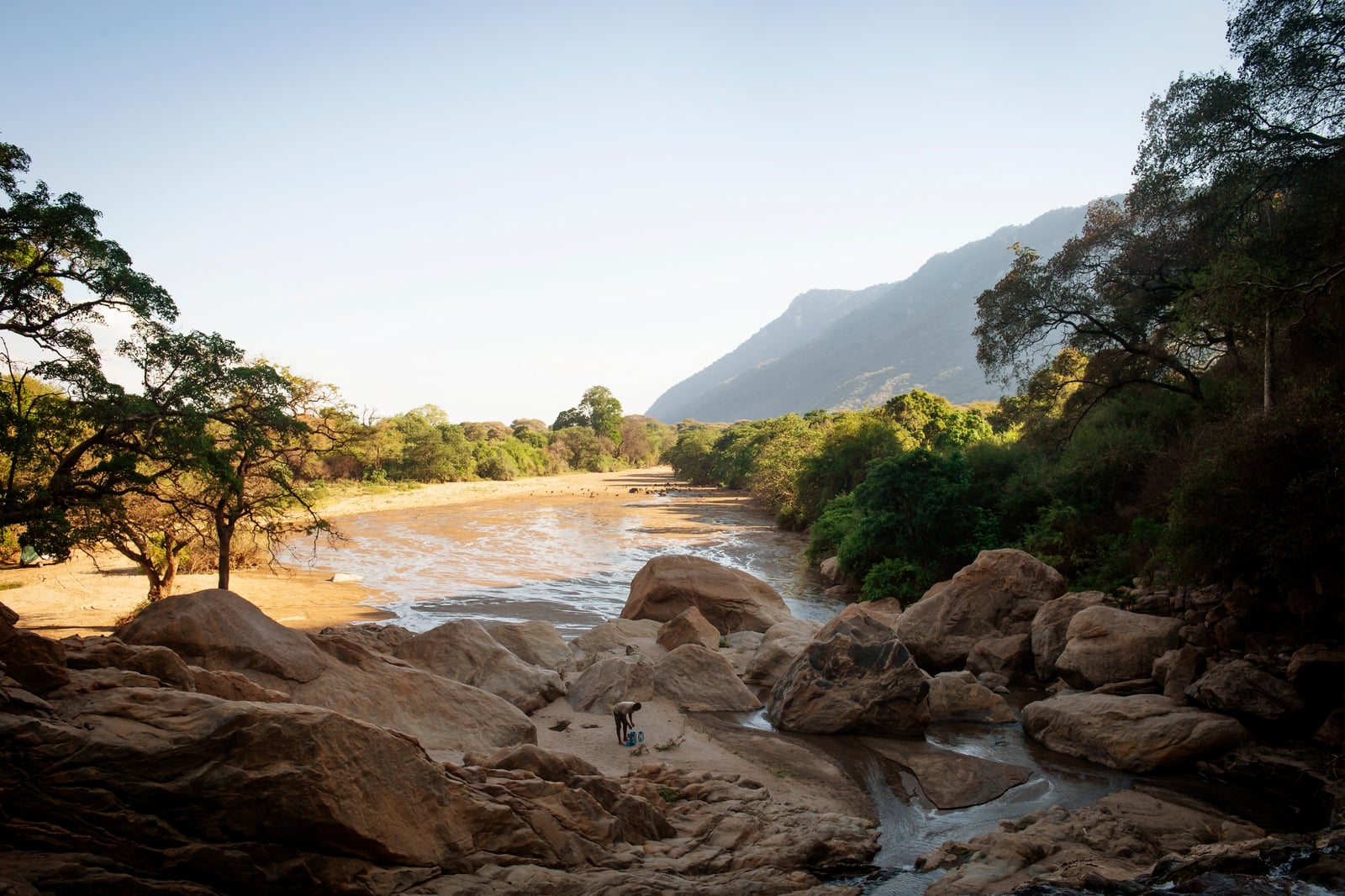 Wayo Manyara Green Camp Wayo Manyara Green Camp: Blick vom Endabash Waterfall