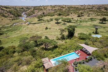 Mahali Mzuri: Pool mit Blick