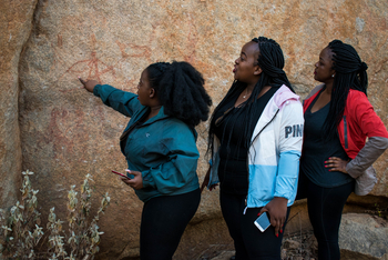 Matobo Hills Lodge Matobo Hills Lodge: Felsmalereien