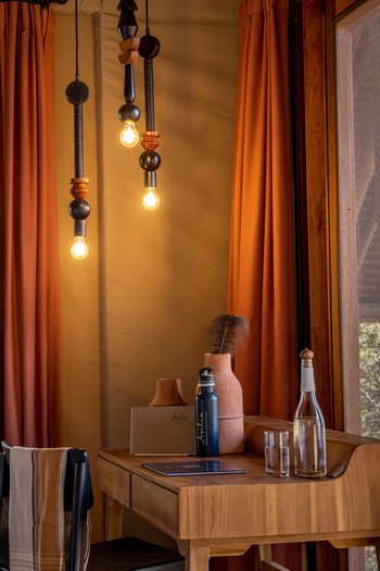 Naboisho Camp: Schreibtisch