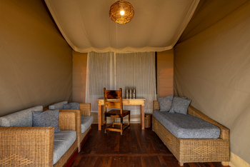 Nyikani Migration Camp Kogatende: Lounge Familienzelt