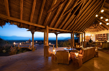 Ol Donyo Lodge: Offene Lounge