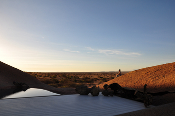 Spitzkoppen Lodge: Ausblick vom Pool
