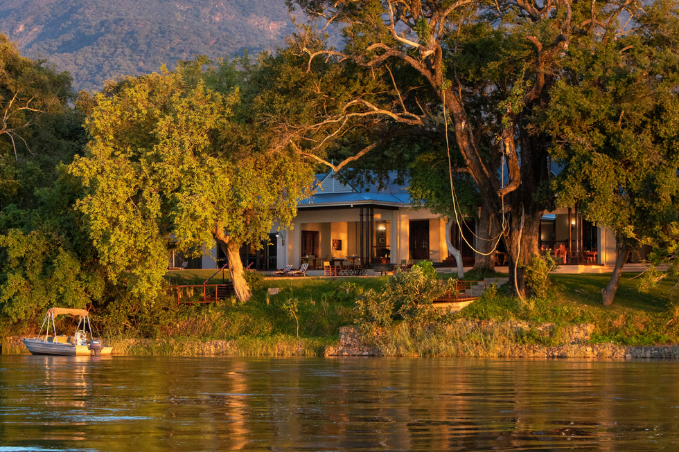 Baines River Camp: Morgensonne Baines River Camp: Morgensonne
