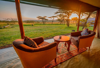 Kandili Camp: Sessel auf der Veranda