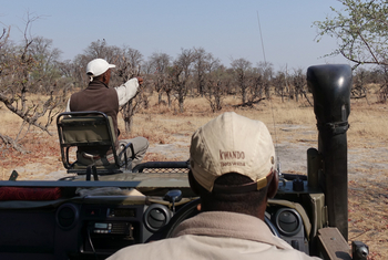 Lagoon Camp: Tracker bei der Arbeit