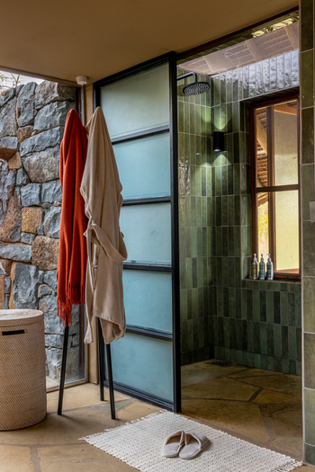 Naboisho Camp: Handtuchständer