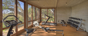 andBeyond Sandibe Okavango Safari Lodge: Fitnessraum