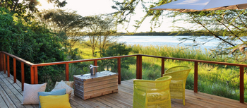 Chobe Bakwena Lodge Chobe Bakwena Lodge: Honeymoon Chalet - Deck