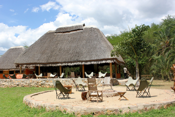 Enjojo Lodge: Feuerplatz