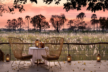andBeyond Sandibe Okavango Safari Lodge: Privates Deck