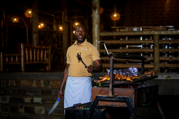 Adere Safari Lodge: Küche