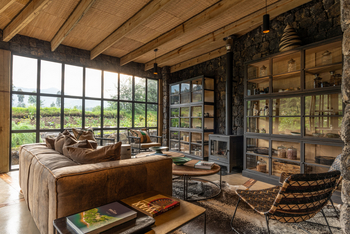 Bisate Lodge: Lounge