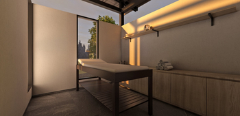 Bori Safari Lodge: Massagetisch