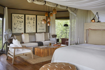Legendary Mwiba Lodge: Private Lounge