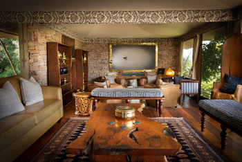 Tembo Plains Camp: Mittlerer Loungebereich