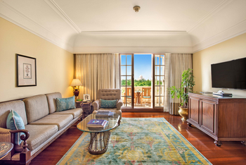 The Oberoi Amarvilas: Deluxe Suite Lounge mit Blick