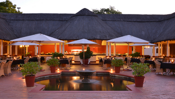 Victoria Falls Hotel: Jungle Junction mit Teich