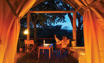 Basecamp Masai Mara: Zeltausgang Terassse