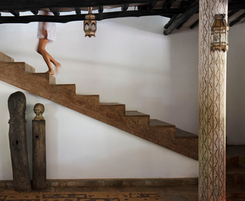 Kinondo Kwetu Kinondo Kwetu: Treppe zur Mama Taa Lounge