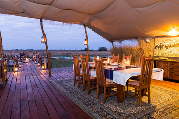 Mukambi Busanga Plains Camp: Esstisch