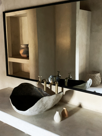 Sussurro: Bungalow - Waschbecken