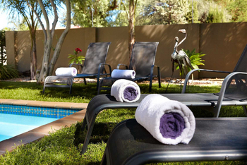 Villa Violet: Liegen am Pool