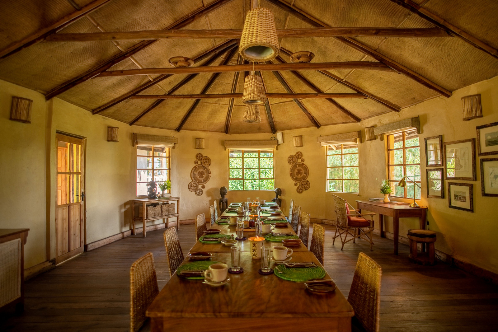 Volcanoes Mount Gahinga Lodge Volcanoes Mount Gahinga Lodge: Restaurant