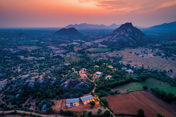 Bera Safari Lodge: Luftbild