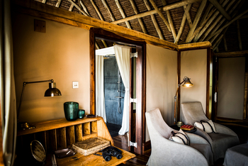 Segera Retreat: Schreibtisch