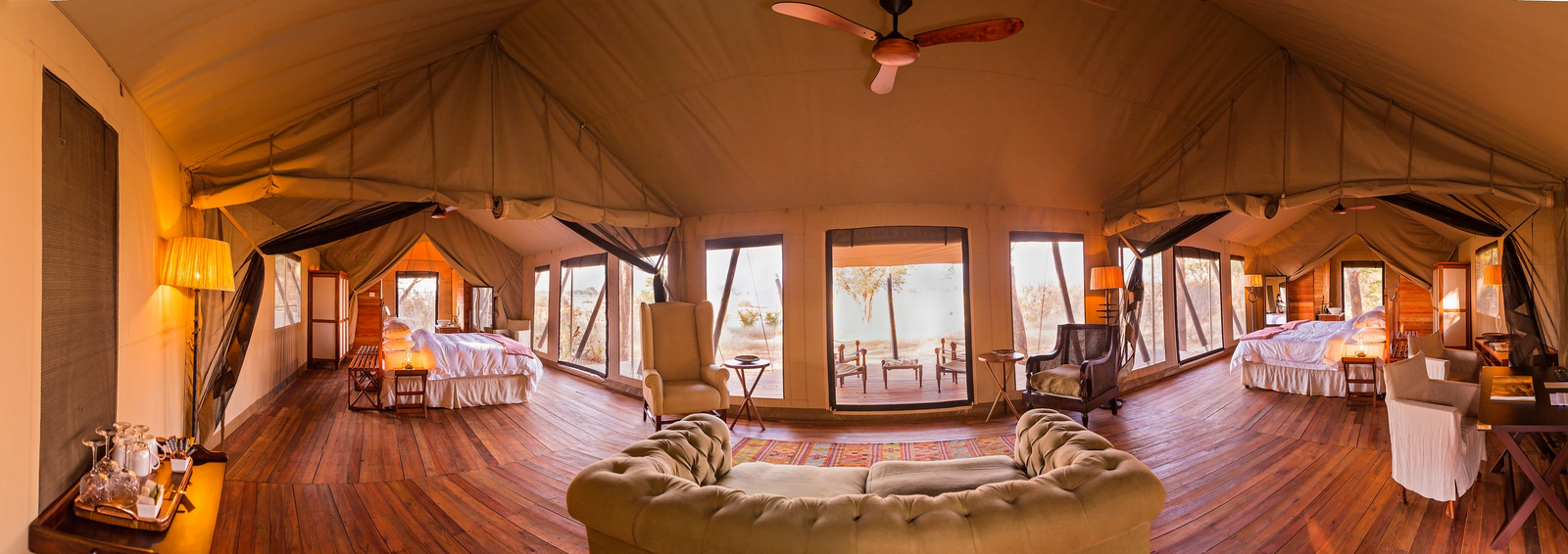 Verney's Camp Verney's Camp: Gästezelte