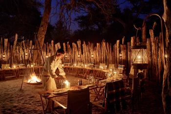 Belmond Savute Elephant Lodge Belmond Savute Elephant Lodge: Boma Night