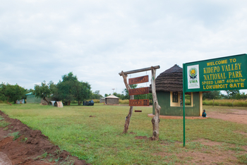 Kidepo Savannah Lodge: .Lokumoit Gate