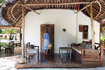 Kinondo Kwetu Kinondo Kwetu: Rückseitige Veranda