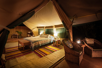 Laikipia Wilderness Camp: Blick ins Gästezelt